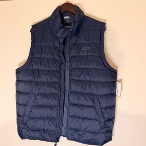 Izod Men's Dark Blue Puffer Vest